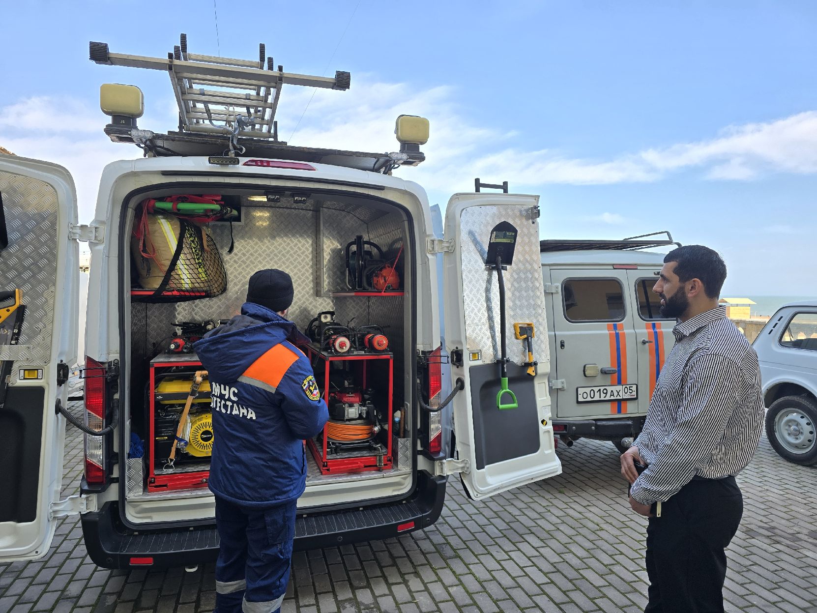 Участник специальной военной операции и программы "Доблесть Гор" Герман Кайдаев посетил Дербентское ПСП.